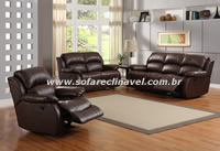 sofá reclinável conjunto